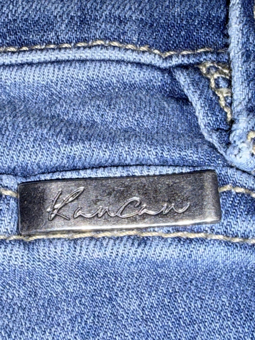KanCan Light Blue High-Rise Button-Fly Skinny Jeans - Picture 3 of 6